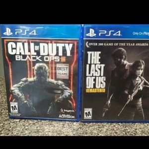 Call of duty black ops 3 / the last of us remaster